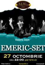Concert Emeric-Set la Club My Way din Cluj-Napoca