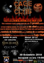 Halloween’s Eve Metal Party la Cage Club din Bucureşti