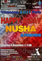 Happy B-Day Miss DJ Nusha & Friends