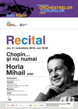 Concert Horia Mihail la Sala Radio din Bucureşti