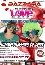 Jumbo glasses of love