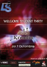 Welcome student party în Club Kremlin din Bacău
