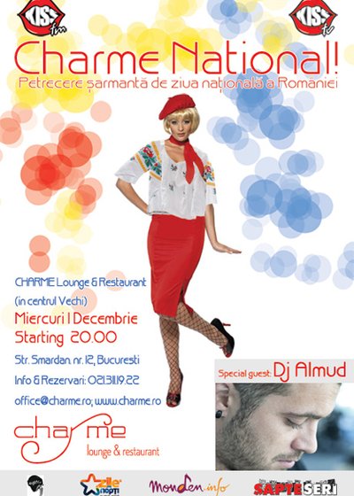 Charme National la Charme Lounge & Restaurant din Bucureşti