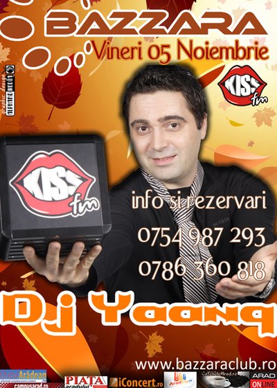 DJ Yaang la Bazzara Club din Arad