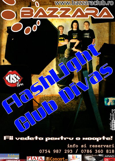 FlashLight Club Divas la Bazzara Club din Arad