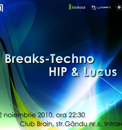 Hip & Lucus la Club Brain din Iaşi