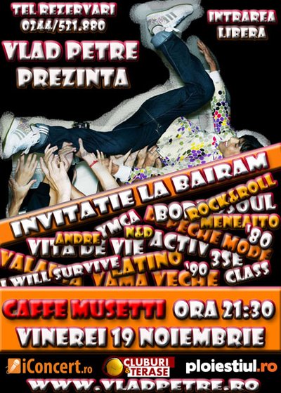 Invitaţie la Bairam la Caffe Musetti din Ploieşti