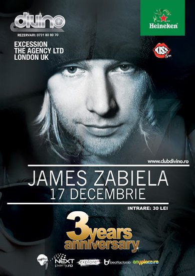James Zabiela la Divino Glam Club din Galaţi