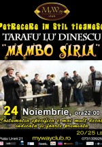 Concert Mambo Siria la Club My Way din Cluj-Napoca