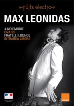 Max Leonidas la Club Fratelli din Bucureşti