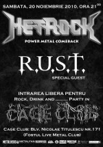 Concert MetRock & R.U.S.T. la Cage Club din Bucureşti