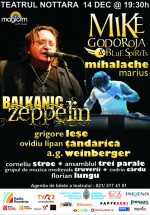 Concert Mike Godoroja & Blue Spirit şi Marius Mihalache la Teatrul Nottara din Bucureşti