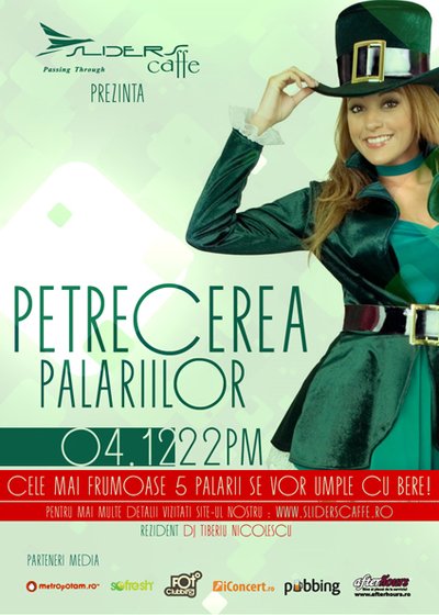 Petrecerea Pălăriilor la Sliders Caffe din Bucureşti