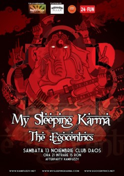 Concert The :Egocentrics & My Sleeping Karma la Club Daos din Timişoara