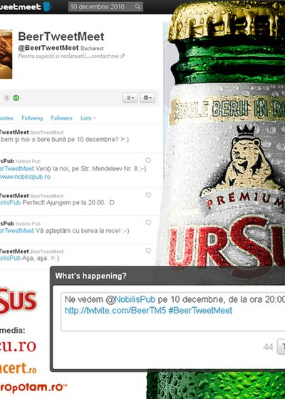 BeerTweetMeet 5 la Nobilis Pub din Bucureşti