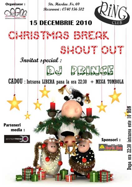 Christmas Break Shout Out