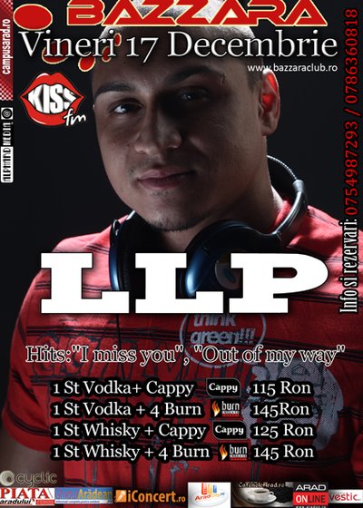DJ LLP la Bazzara Club din Arad