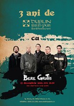 Concert Bere Gratis la Dublin Irish Pub din Târgu Mureş