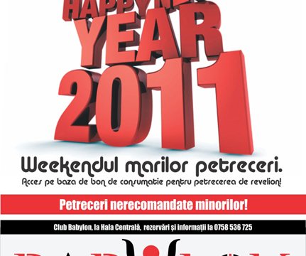 Happy New Year 2011 la Club Babylon