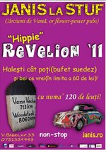 „Hippie” Revelion 2011 la Club Janis din Cluj-Napoca