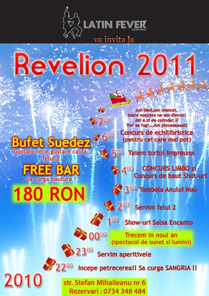 Revelion 2011 la Club Latin Fever