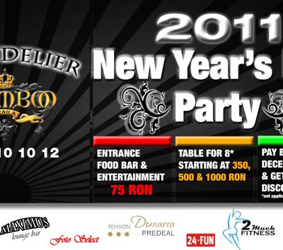 Revelion 2011 în Club Bamboo Chandelier din Brăila