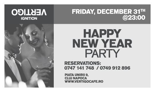 Revelion 2011 în Club Vertigo