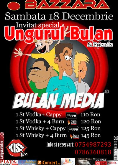 Unguru Bulan & Friends la Bazzara Club din Arad