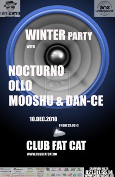 Winter Party la Fat Cat din Bucureşti