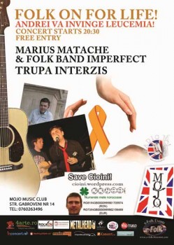Concert Caritabil la Club Mojo-Brit Room din Bucureşti