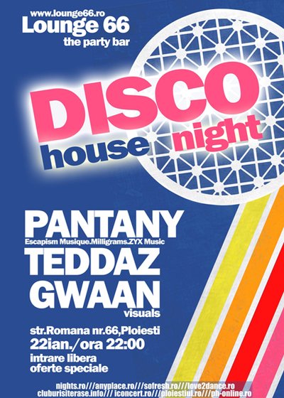 Disco House în Lounge 66 din Ploieşti