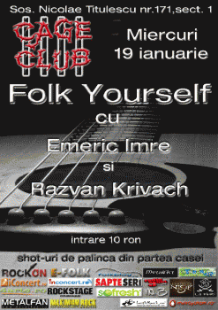 Concert Emeric Imre & Răzvan Krivach la Cage Club din Bucureşti