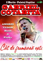 Concert Gabriel Cotabiţă la Palatul Naţional al Copiilor din Bucureşti