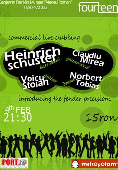 Concert unplugged în Club Fourteen