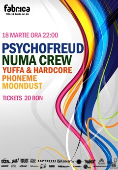 Psychofreud în Club Fabrica din Bucureşti