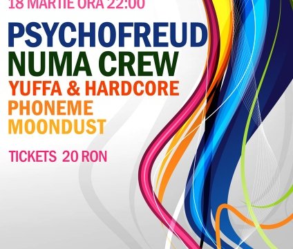 Psychofreud în Club Fabrica din Bucureşti