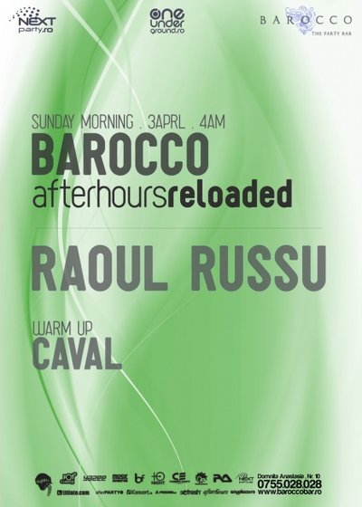 Raoul Russu în Club Barocco din Bucureşti