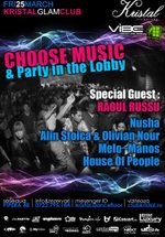 Choose Music & Party in the Lobby