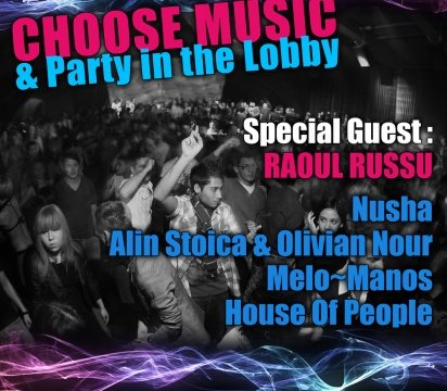 Choose Music & Party in the Lobby
