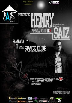 Henry Saiz în Space Club din Bucureşti