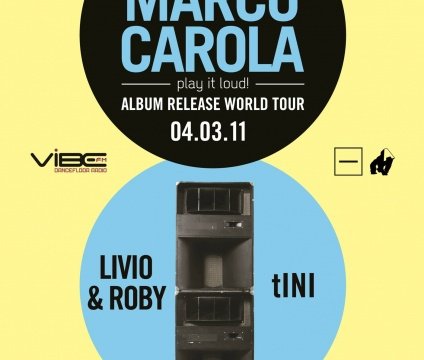 Marco Carola, Tini, Livio & Roby Kristal Glam Club Bucuresti