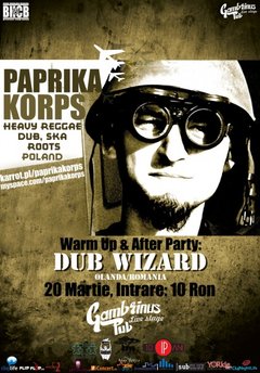 Concert Paprika Korps în Gambrinus din Cluj-Napoca
