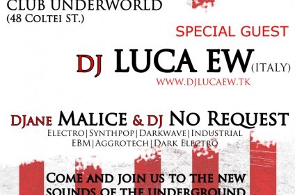 DJ Luca EW în Club Underworld din Bucureşti