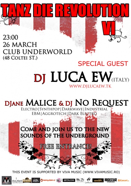 DJ Luca EW în Club Underworld din Bucureşti