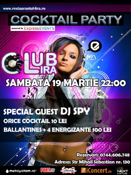 Cocktail Party în Club Libra din Bucureşti