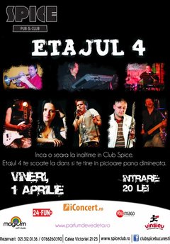 Concert Etajul 4 în Spice Club din Bucureşti