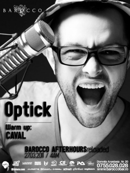 Optick şi Caval în Barocco Bar din Bucureşti