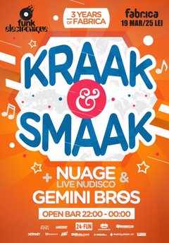 Kraak&Smaak în Club Fabrica din Bucureşti