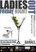 Ladies Friday Night Out în The Barrel din Bucureşti