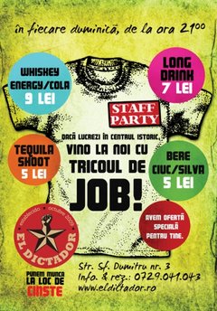 Staff Party El Dicator Bucuresti